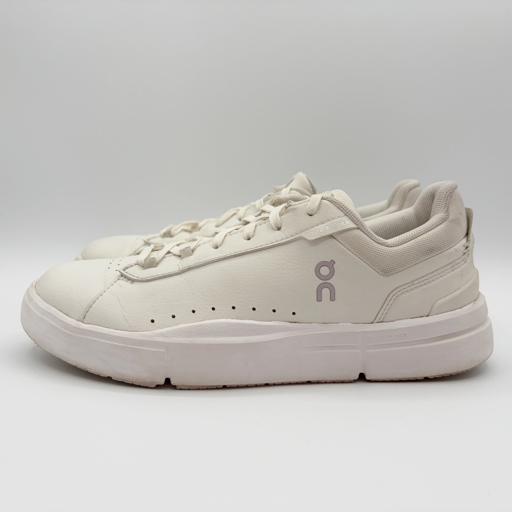 On Cloud The Roger Advantage Men's Size 7 EU 40 Triple White Tennis Shoes